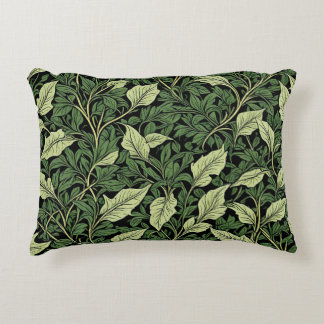 Cluster of Vines in Shades of Green Accent Pillow