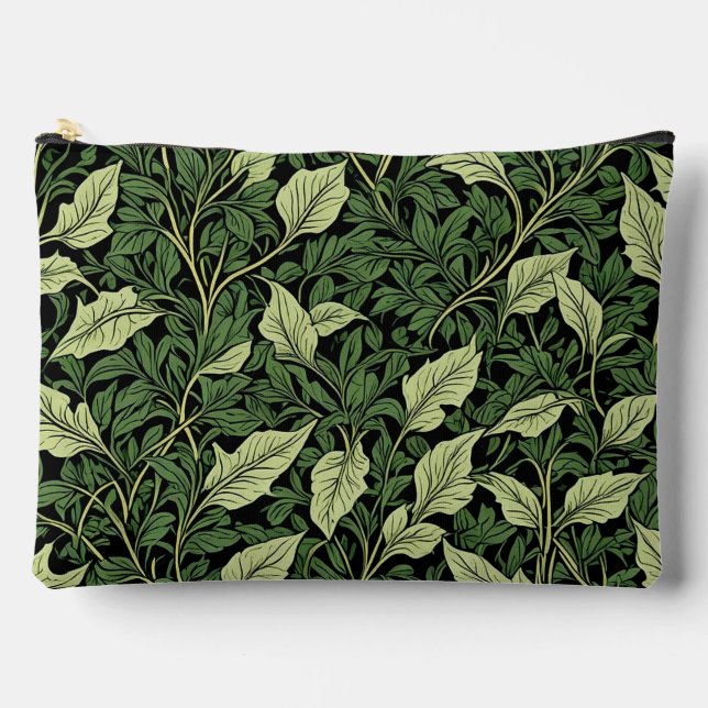 Cluster of Vines in Shades of Green Accessory Pouch (Front)