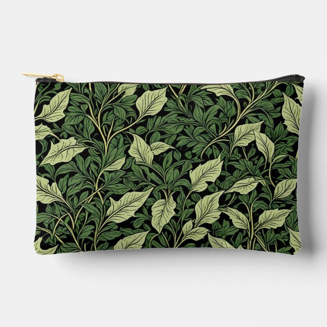 Cluster of Vines in Shades of Green Accessory Pouch (Front)
