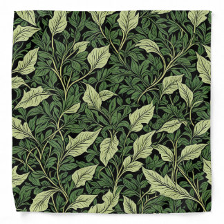 Cluster of Vines in Shades of Green Bandana