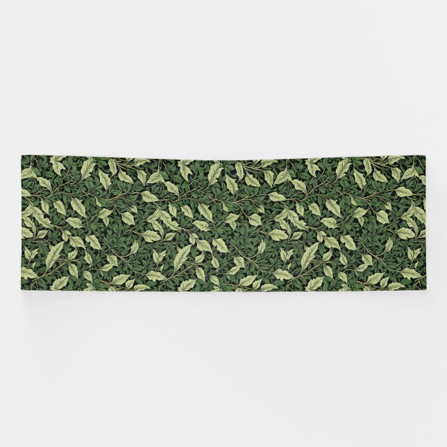 Cluster of Vines in Shades of Green Banner (Horizontal)