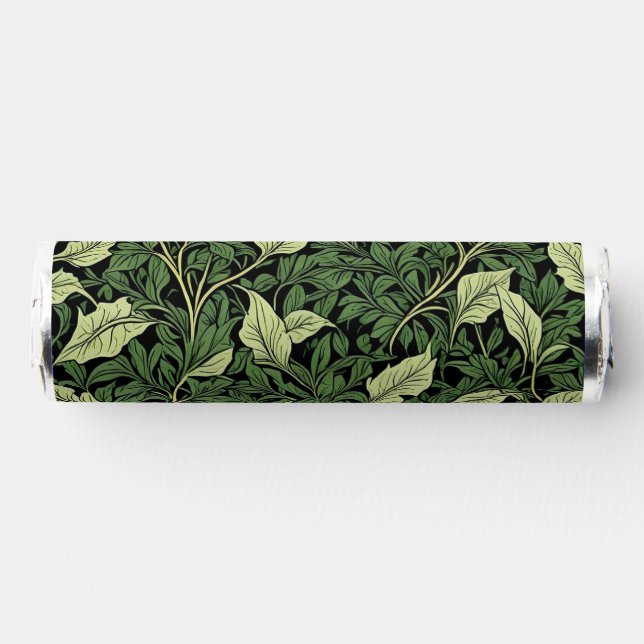 Cluster of Vines in Shades of Green Breath Savers® Mints (Front)