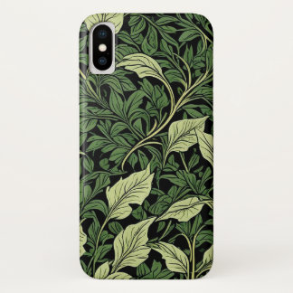 Cluster of Vines in Shades of Green iPhone X Case