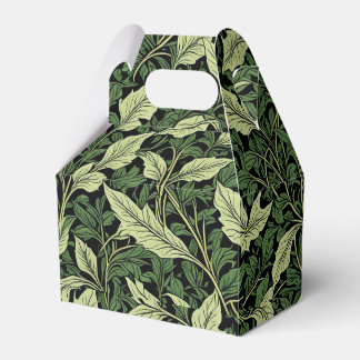 Cluster of Vines in Shades of Green Favor Boxes