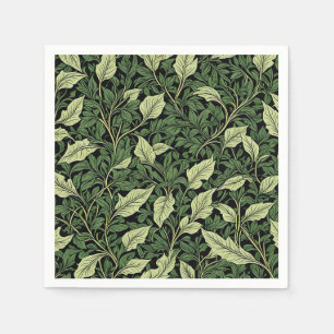 Cluster of Vines in Shades of Green Napkins