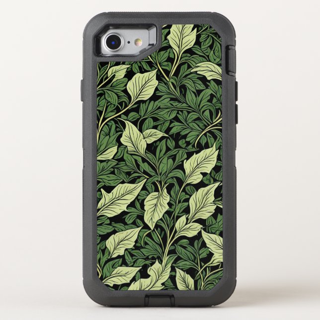 Cluster of Vines in Shades of Green Otterbox iPhone Case (Back)