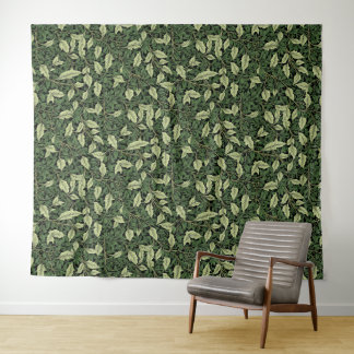 Cluster of Vines in Shades of Green Tapestry