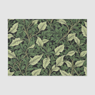 Cluster of Vines in Shades of Green Tissue Paper