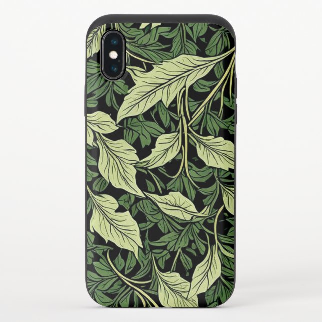 Cluster of Vines in Shades of Green Uncommon iPhone Case (Back)