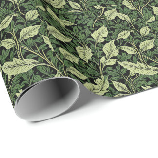 Cluster of Vines in Shades of Green Wrapping Paper