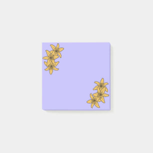 Cluster Of Yellow Cartoon Lillies Post-it Notes