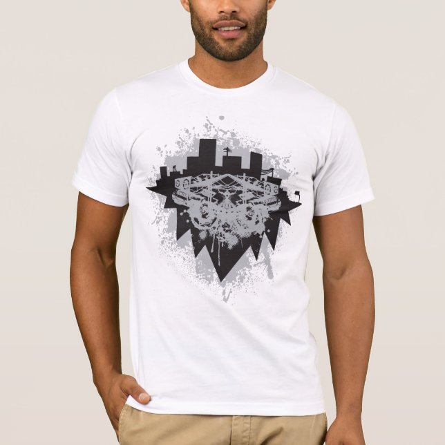 clustered city T-Shirt (Front)