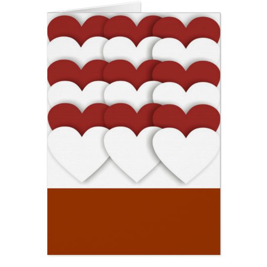Clustered Hearts Cards (Front)
