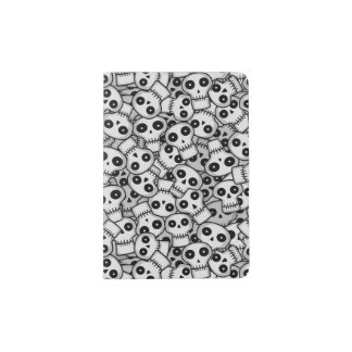 Clustered Skulls Passport Holder
