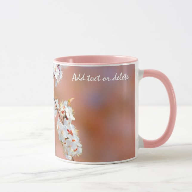 Clusters Of Japanese Apricot Flowers Mug (Right)