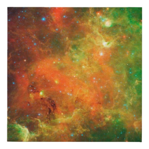 Clusters Of  Stars In The North American Nebula Faux Canvas Print