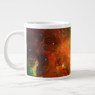 Clusters Of  Stars In The North American Nebula. Giant Coffee Mug