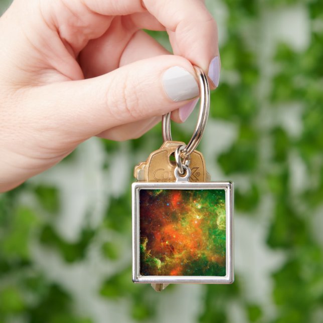 Clusters Of  Stars In The North American Nebula. Keychain (Hand)
