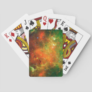 Clusters Of  Stars In The North American Nebula. Poker Cards