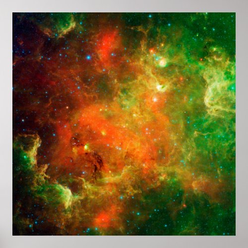 Clusters Of  Stars In The North American Nebula Poster