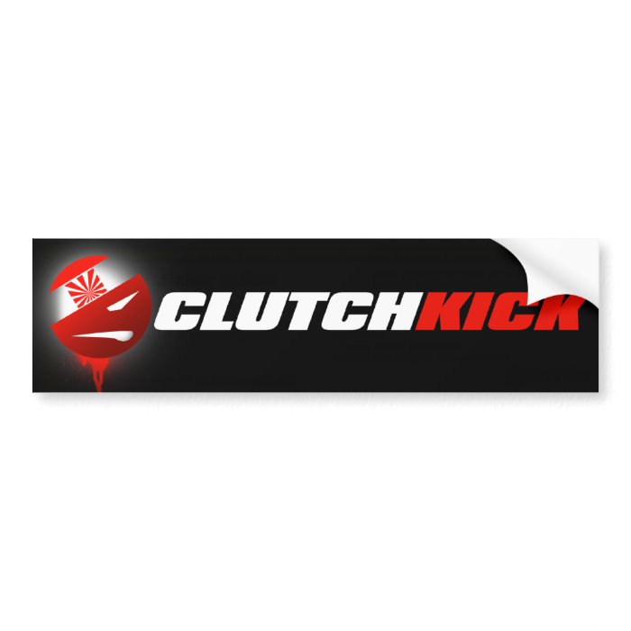 Clutch Kick Bumper Sticker