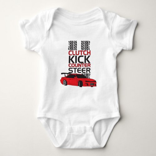 Clutch Kick Drift Baby Bodysuit