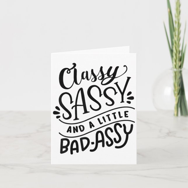 Cly Sy And A Little Bad-y Motivational Gift  Card (Front)