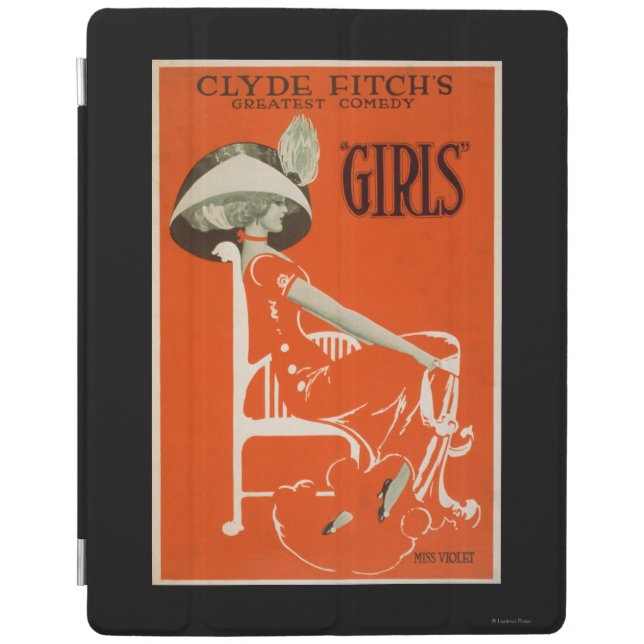 Clyde Fitch's Greatest Comedy, "Girls" Theatre 2 iPad Smart Cover (Front)