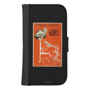 Clyde Fitch's Greatest Comedy, "Girls" Theatre 2 Phone Wallet