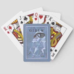 Clyde Fitch's Greatest Comedy, "Girls" Theatre Poker Cards