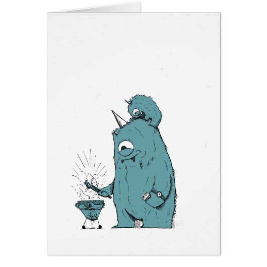 Clyde Likes To Help His Dad! Cards (Front)