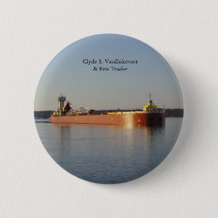 Clyde S. VanEnkevort & Erie Trader button