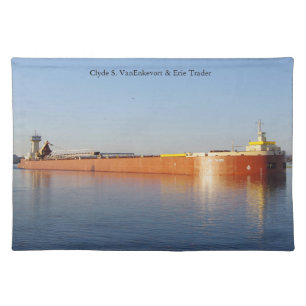 Clyde S. Vanenkevort & Erie Trader Cloth Placemat