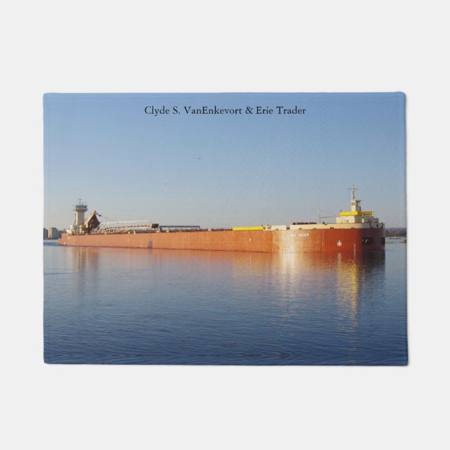 Clyde S. Vanenkevort & Erie Trader Door Mat (Front)