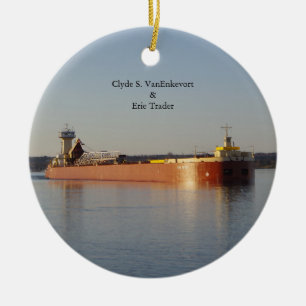 Clyde S. VanEnkevort & Erie Trader ornament