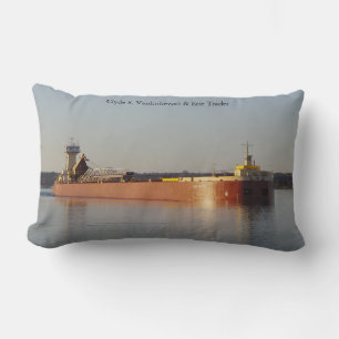 Clyde S. VanEnkevort & Erie Trader pillow