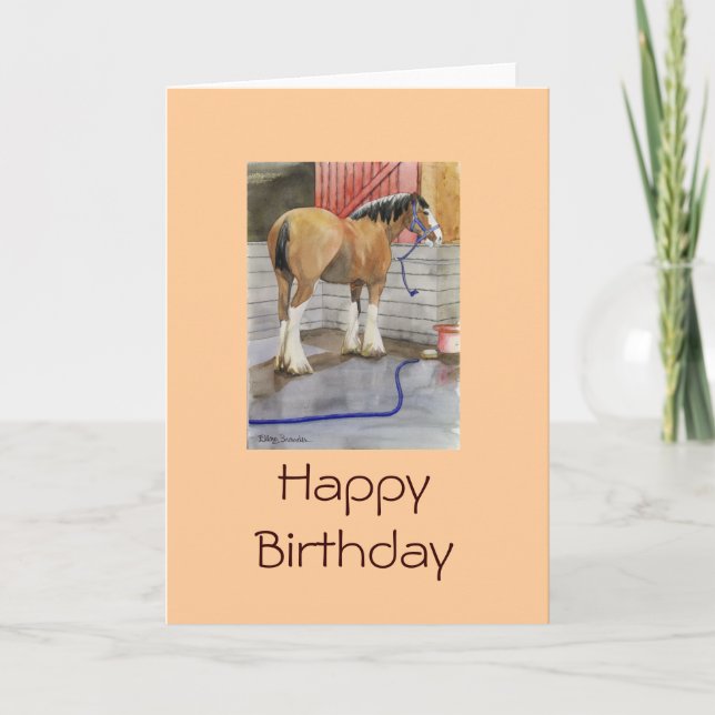 Clydes Gonna Get A Bath Card (Front)