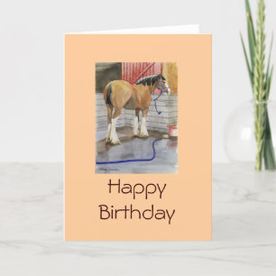 Clydes Gonna Get A Bath Card