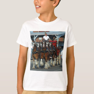 Clydesdale 6 horse hitch T-Shirt