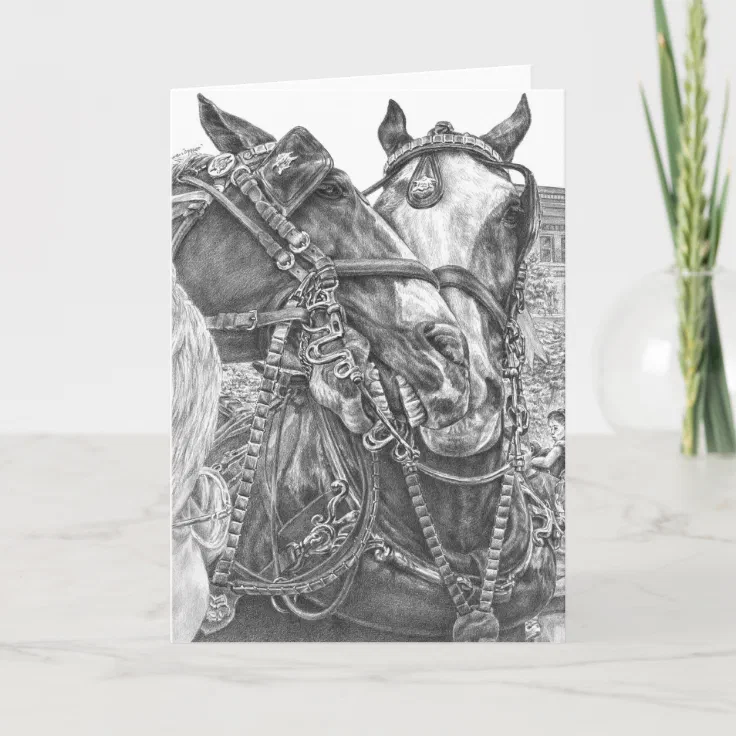 clydesdale horse drawing