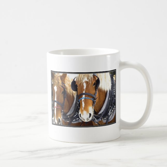 Clydesdale Draft Horses Mug (Right)