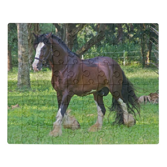 Clydesdale Horse Jigsaw Puzzle (Puzzle Horizontal)