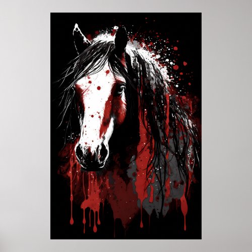 Clydesdale Horse Poster