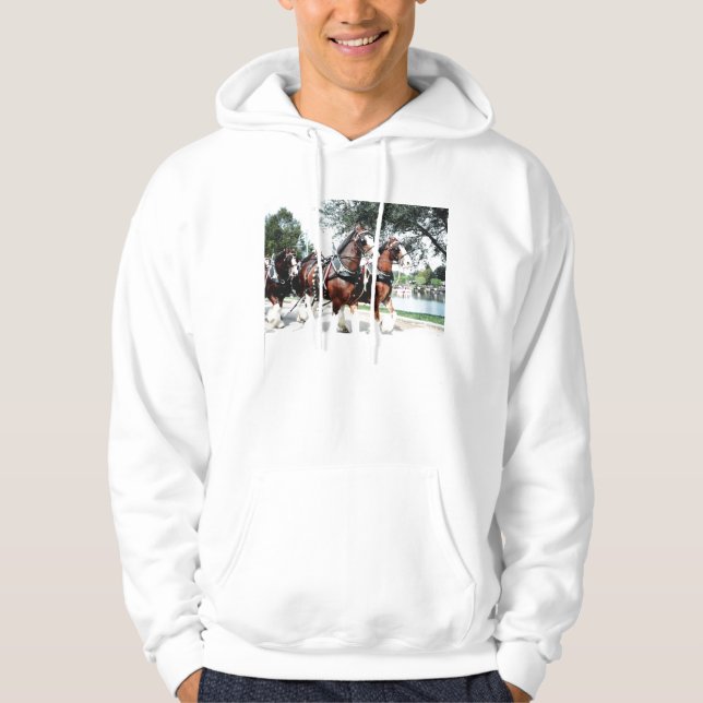 Clydesdale Horses Hoodie (Front)