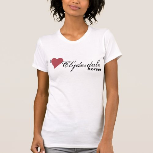 Clydesdale horses T_Shirt