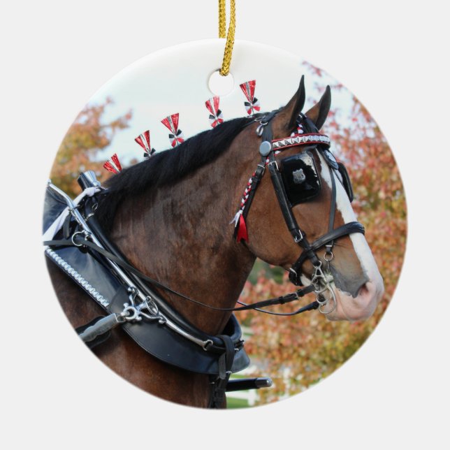 Clydesdale ornament (Front)