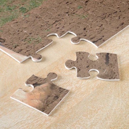 Clydesdale Plowing Horses. Jigsaw Puzzle Zazzle