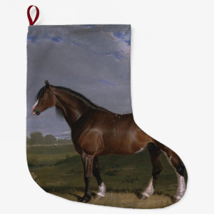 Clydesdale Stallion (Thoroughbred Horse) (Animal) Large Christmas Stocking