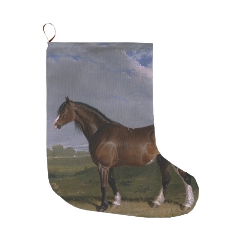 Clydesdale Stallion Thoroughbred Horse Animal Large Christmas Stocking