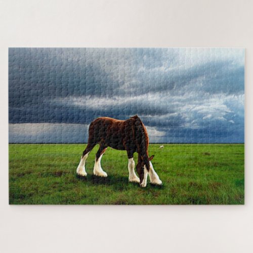 Clydesdale Storm Jigsaw Puzzle